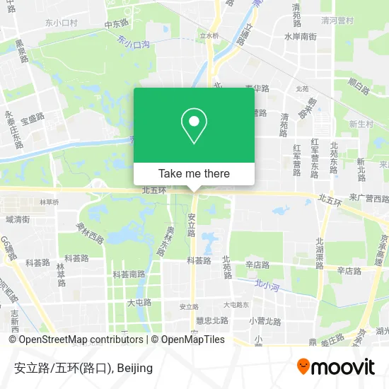 安立路/五环(路口) map