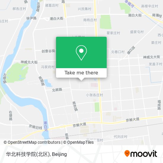 华北科技学院(北区) map