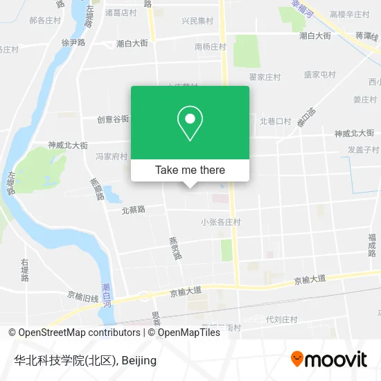华北科技学院(北区) map
