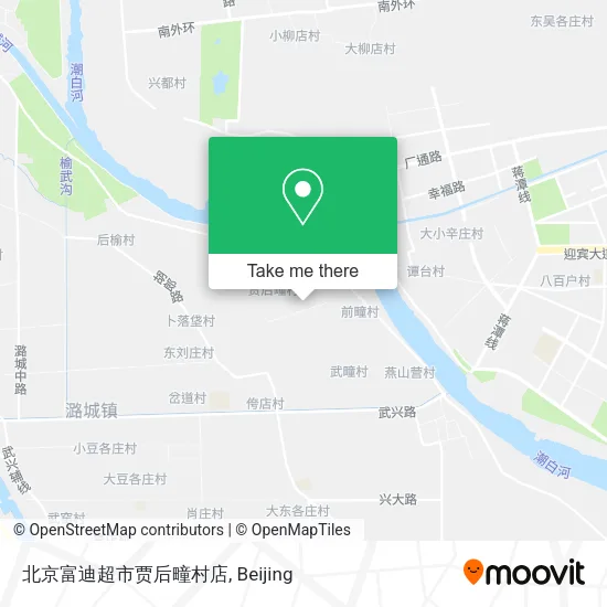 北京富迪超市贾后疃村店 map