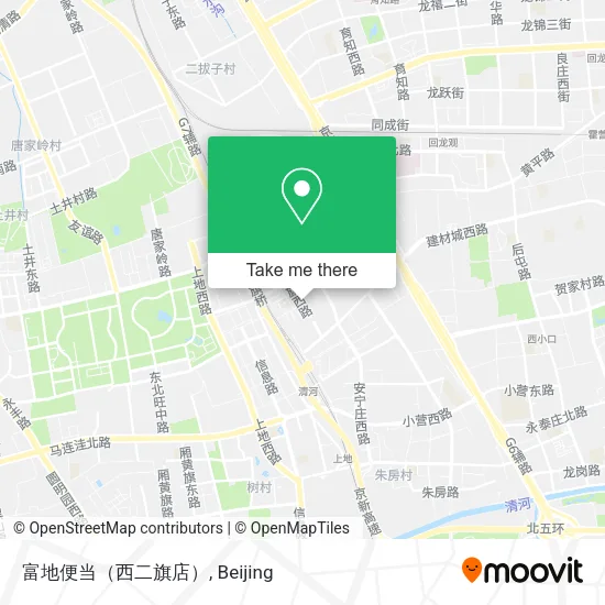 富地便当（西二旗店） map