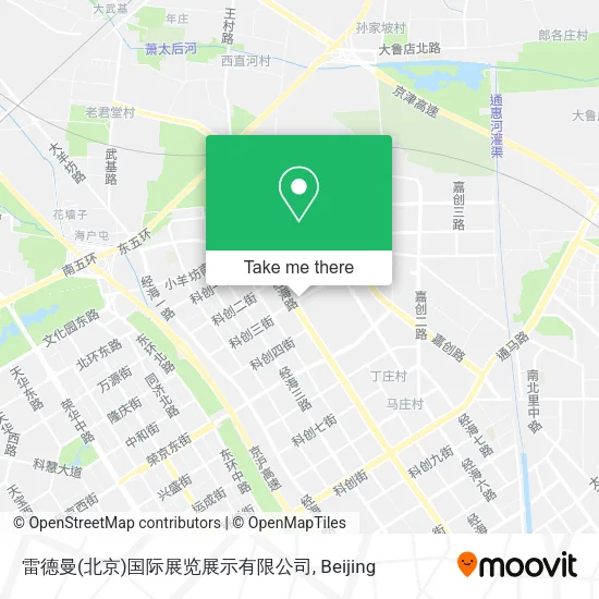 雷德曼(北京)国际展览展示有限公司 map