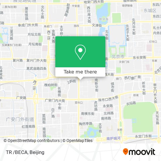 TR /BECA map