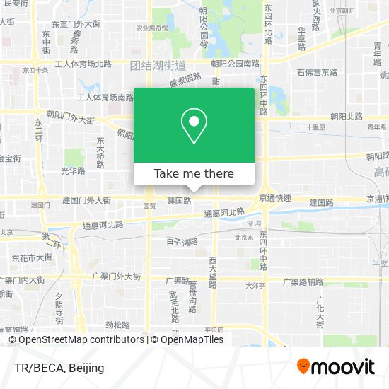 TR/BECA map