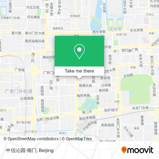 中信沁园-南门 map