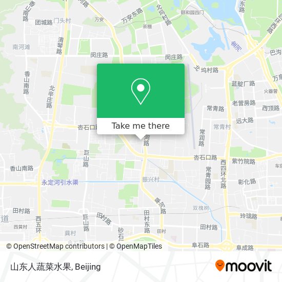 山东人蔬菜水果 map