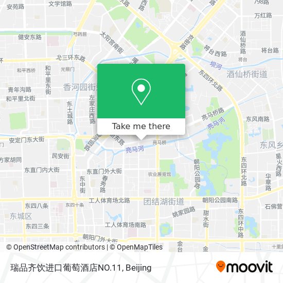 瑞品齐饮进口葡萄酒店NO.11 map
