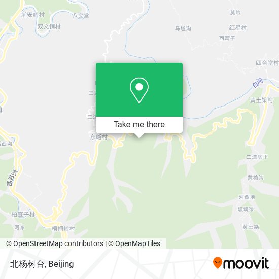北杨树台 map