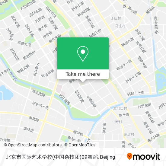 北京市国际艺术学校(中国杂技团)09舞蹈 map