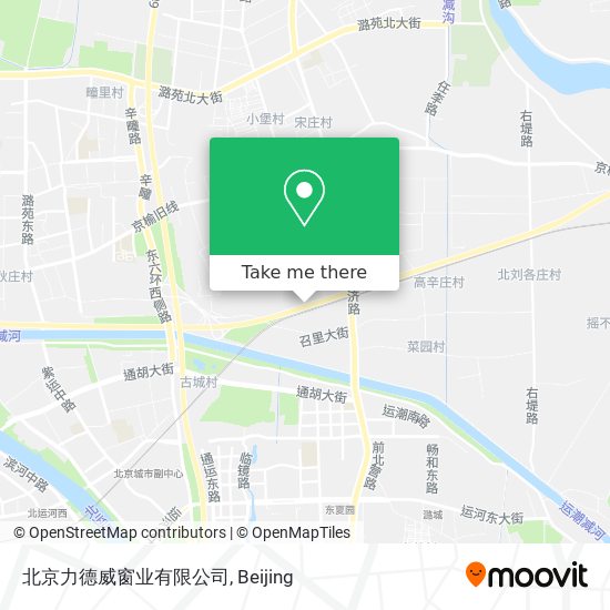 北京力德威窗业有限公司 map
