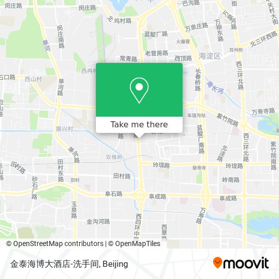 金泰海博大酒店-洗手间 map