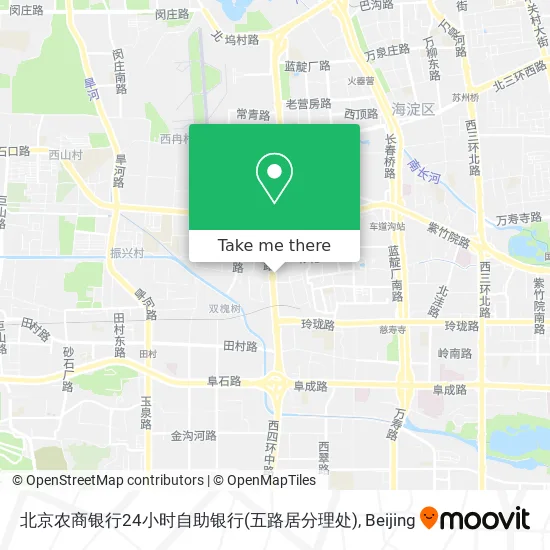 北京农商银行24小时自助银行(五路居分理处) map