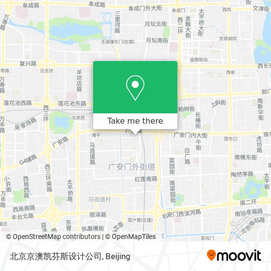 北京京澳凯芬斯设计公司 map