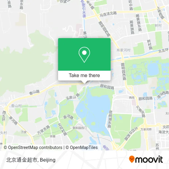 北京通金超市 map