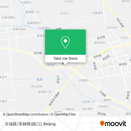 京福路/采林路(路口) map