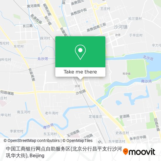 中国工商银行网点自助服务区(北京分行昌平支行沙河巩华大街) map