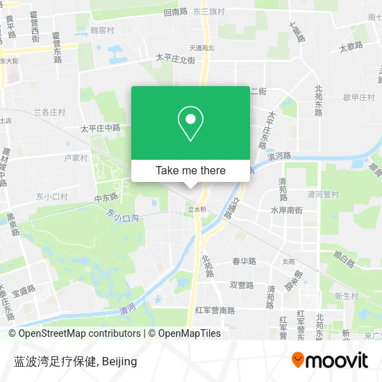 蓝波湾足疗保健 map