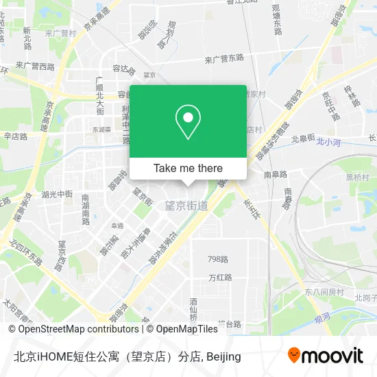 北京iHOME短住公寓（望京店）分店 map