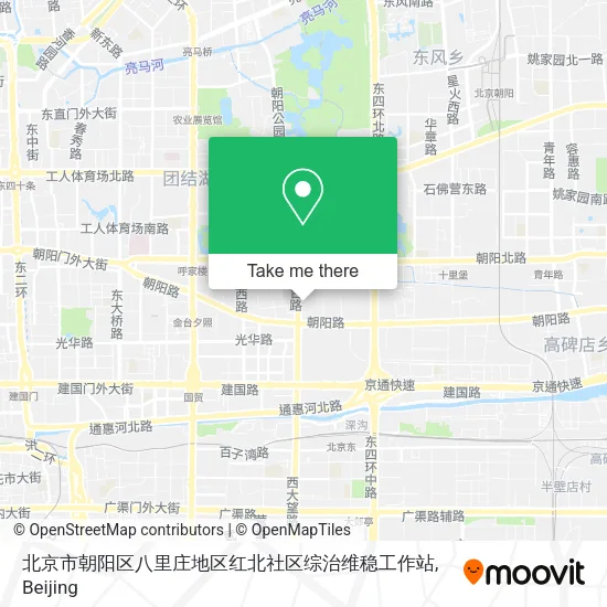 北京市朝阳区八里庄地区红北社区综治维稳工作站 map