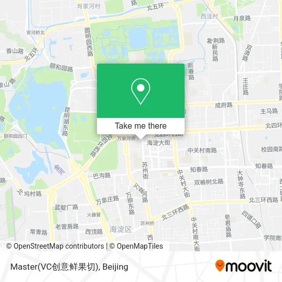 Master(VC创意鲜果切) map