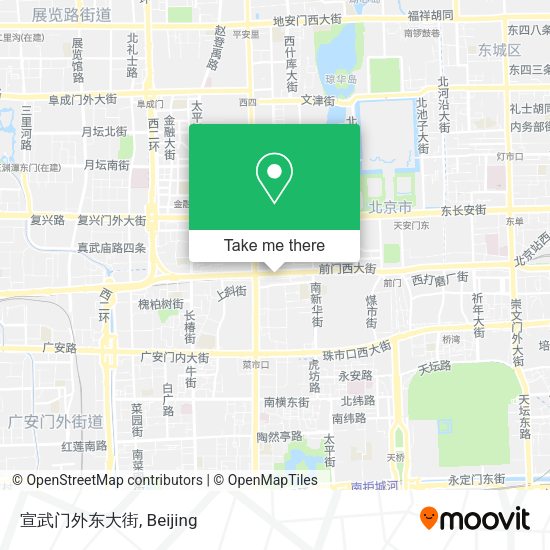 宣武门外东大街 map