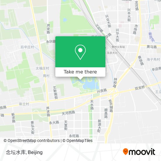 念坛水库 map