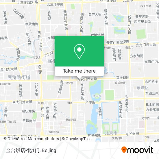 金台饭店-北1门 map