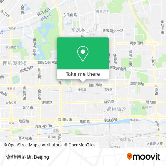 索菲特酒店 map