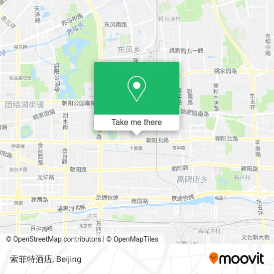 索菲特酒店 map