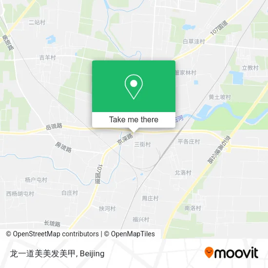 龙一道美美发美甲 map