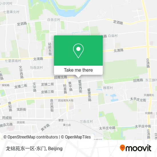 龙锦苑东一区-东门 map