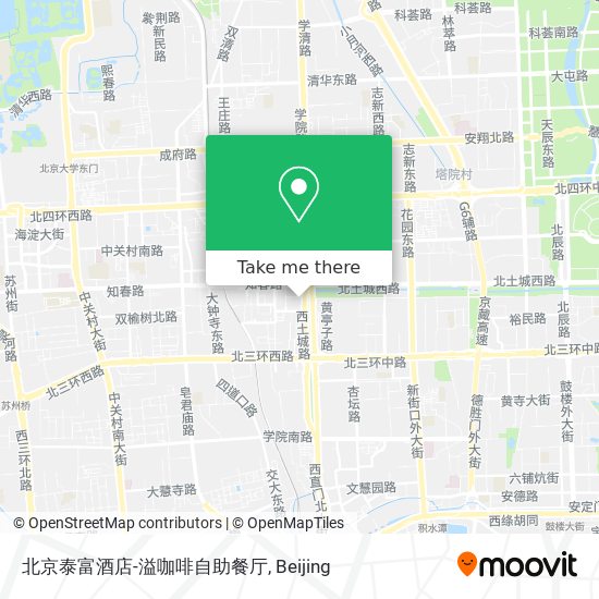 北京泰富酒店-溢咖啡自助餐厅 map