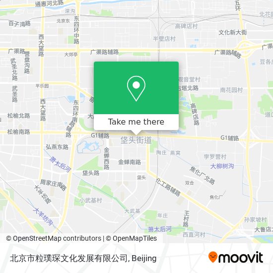 北京市粒璞琛文化发展有限公司 map