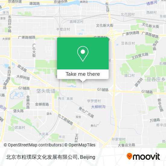 北京市粒璞琛文化发展有限公司 map