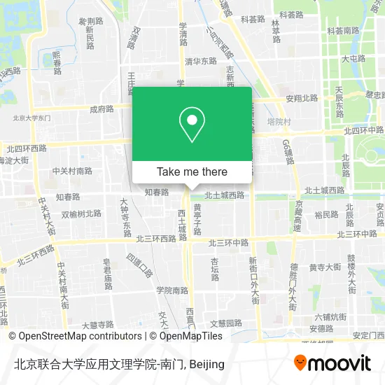 北京联合大学应用文理学院-南门 map