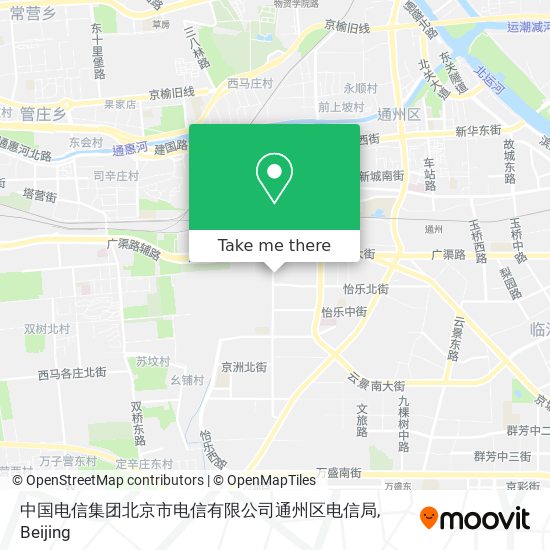 中国电信集团北京市电信有限公司通州区电信局 map