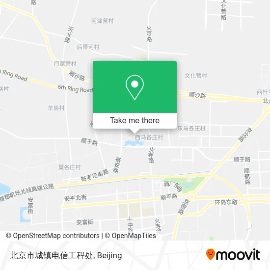 北京市城镇电信工程处 map