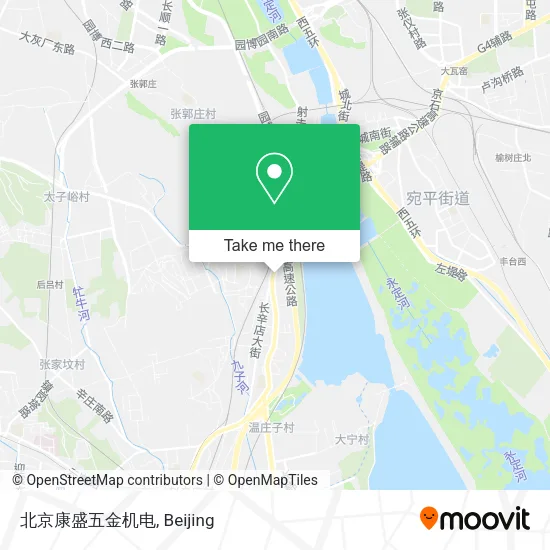 北京康盛五金机电 map