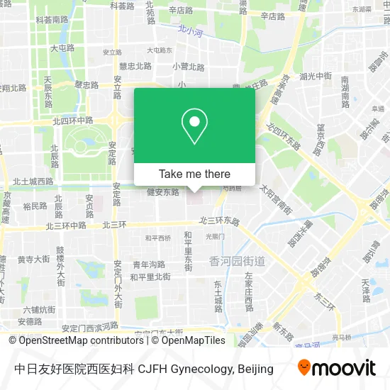 中日友好医院西医妇科 CJFH Gynecology map