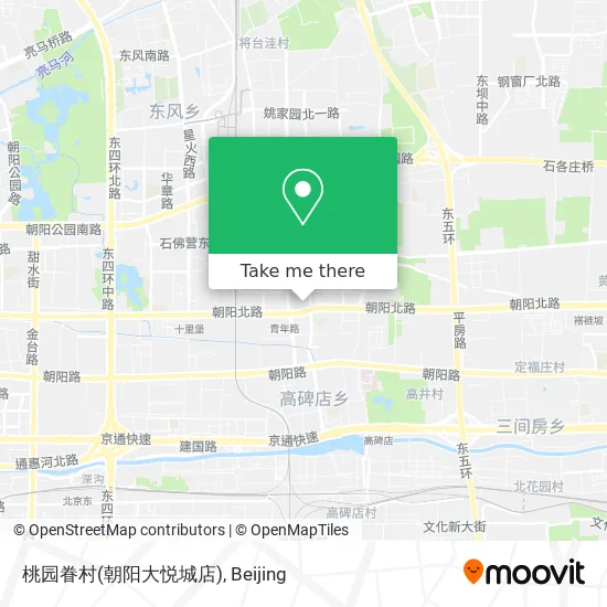 桃园眷村(朝阳大悦城店) map
