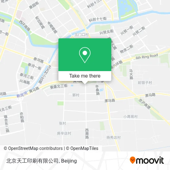 北京天工印刷有限公司 map