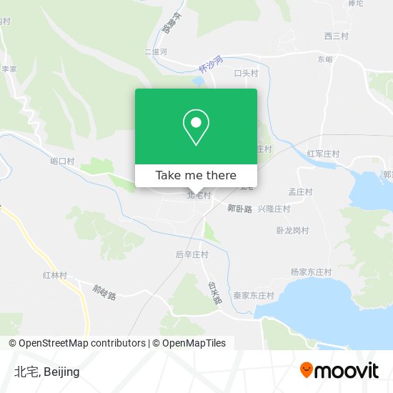 北宅 map