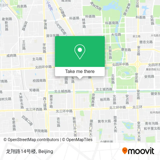 龙翔路14号楼 map