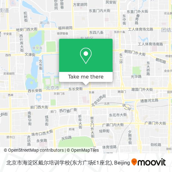 北京市海淀区戴尔培训学校(东方广场E1座北) map