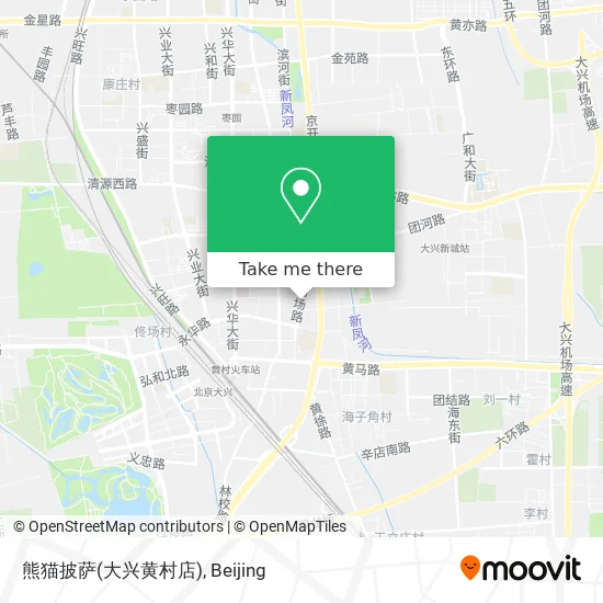 熊猫披萨(大兴黄村店) map