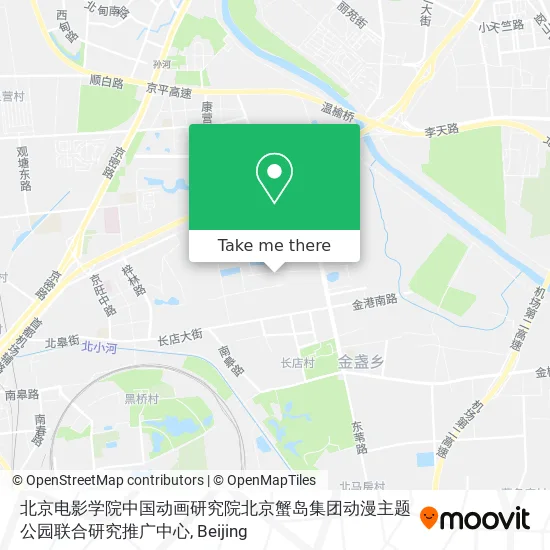 北京电影学院中国动画研究院北京蟹岛集团动漫主题公园联合研究推广中心 map