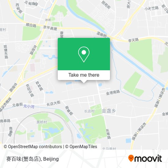赛百味(蟹岛店) map