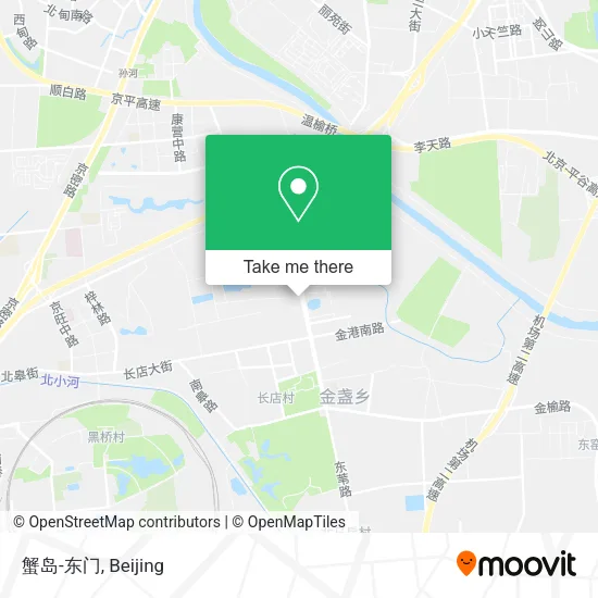 蟹岛-东门 map