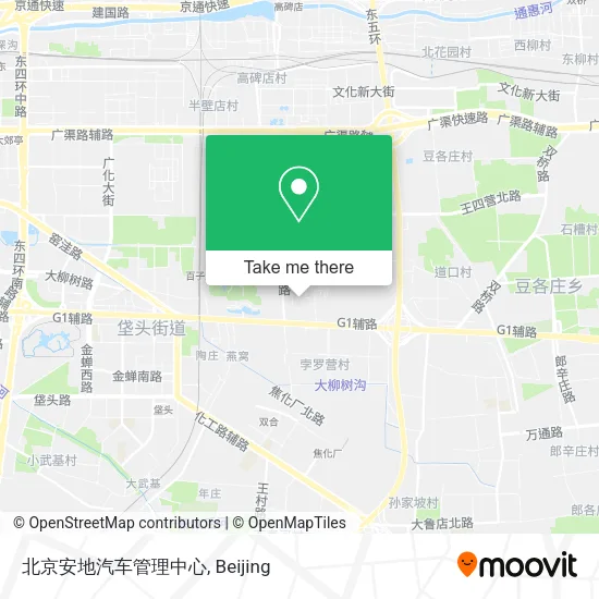 北京安地汽车管理中心 map