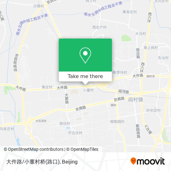 大件路/小董村桥(路口) map